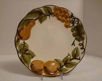 Stangl Sculptured Fruit 10'' Plate #5179