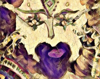 The Master - Key to Awakening - 18x24 print on canvas