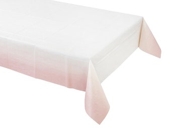 Pink Tablecloth, Table Cover,Pink and White,Pink Party Decor,Party Tablecloth,Girl Birthday,Its a Girl Shower,Baby Shower, Baby Shower Decor