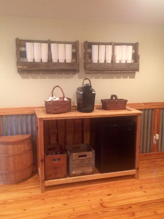 Buffet Mini Fridge Table Bar