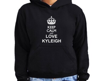 Keep calm and love Kyleigh Women Hoodie
