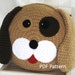 Dog Pillow / Cushion - PDF Crochet Pattern - crochet patterns for animal pillows - Kids Birthday present - Baby shower nursery gift
