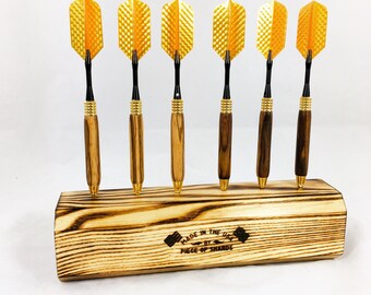 Handcrafted Darts, Dart Set, Dart Flights, Set of 3 or 6 Darts, Fathers Day Gift, Can be Monogrammed, Man Cave, Pub Decor, Gift for Men