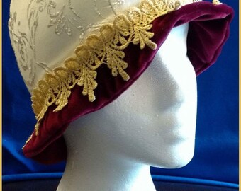 Blythe Spirit ~ Handcrafted from recycled clothing, Cloche, Flapper Style, Chemo Hats