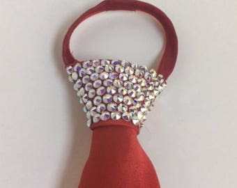 Men's Ballroom Dancing NeckTie (RED)