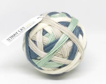 PARCHMENT - hand dyed self striping sock yarn