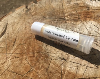 Natural Vegan Lip Balm Unscented