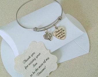 Mother Of The Groom Gift From Bride, Mother In Law, Thank You For Raising The Man Of My Dreams, Mother of Groom, SALE