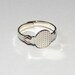 Ring Blanks - Nickel Free Silver Tone STYLE 2A Glue On Pad Adjustable Ring Blanks PACK OF 10