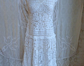 Crochet lace dress | Etsy