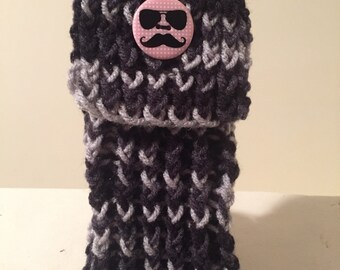 Moustache Carry Case ~ Charcoal