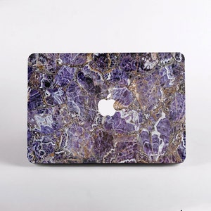 Purple Marble Macbook Case Design for MacBook Pro Retina Display, MacBook Pro NON Retina Display and MacBook Air Case