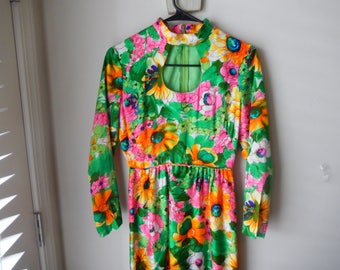 Vintage Peekaboo Dress - Size 7/8