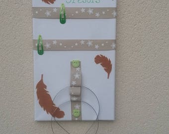 Door barrettes, headbands "my little treasures"