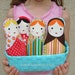 One Babushka Russian Matryoshka Cloth Softie Doll for Baby -Toddler - Youth Girl - Pick 1 of My Doll Designs