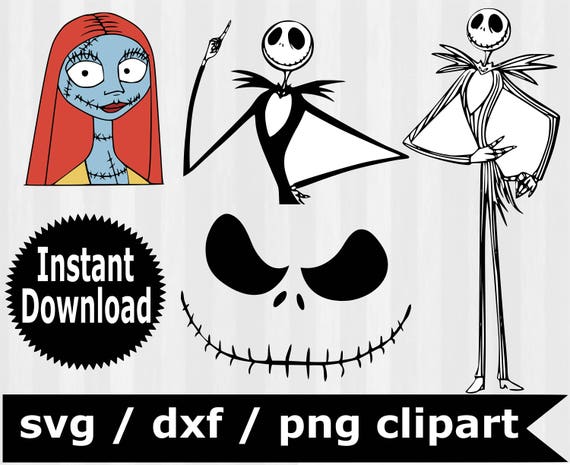 Download Nightmare before Christmas SVG bundle Jack Skellington SVG
