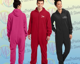Embroidered District® Adult Fleece Lounger (Adult Onesie!)