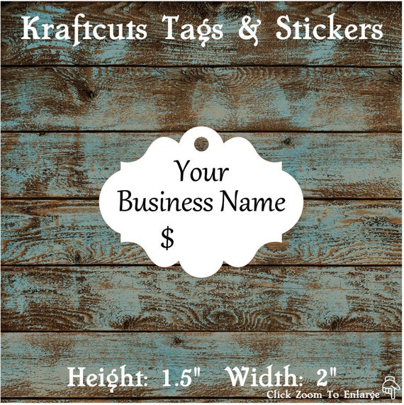 Price Tags Hang Tags Victorian Personalized #601 - Quantity: 40 Tags