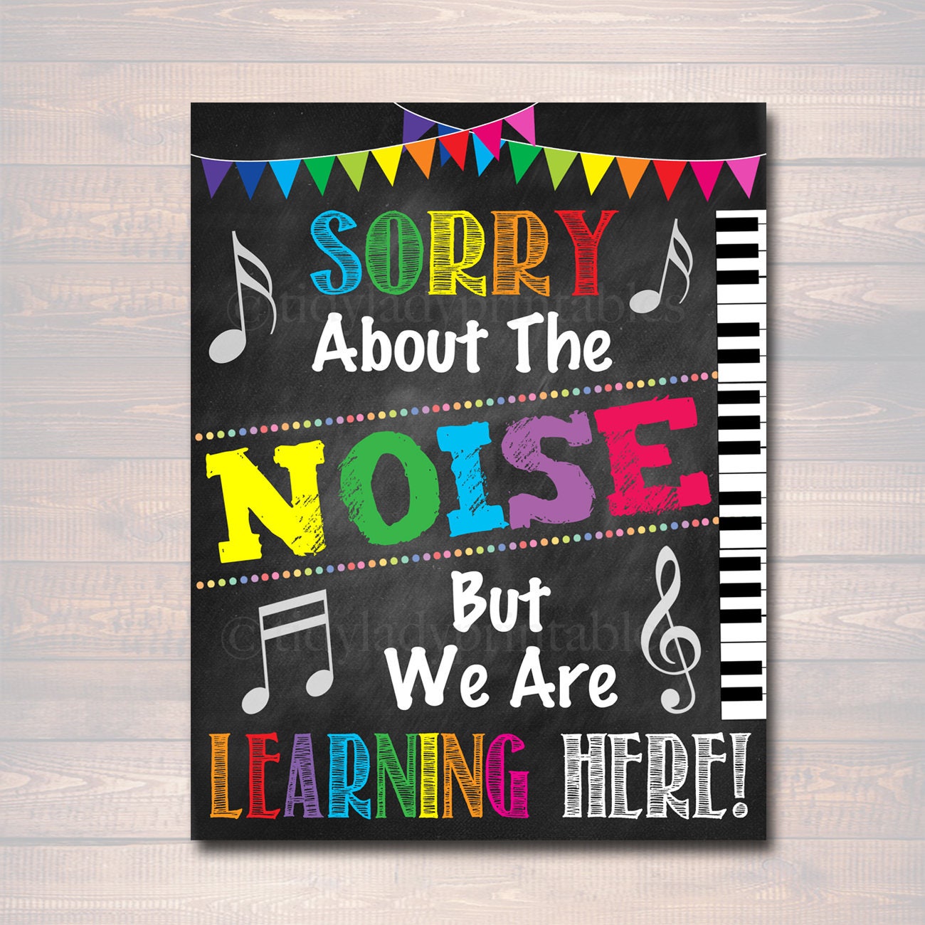 Music Teacher Classroom Printable Poster Classroom Decor