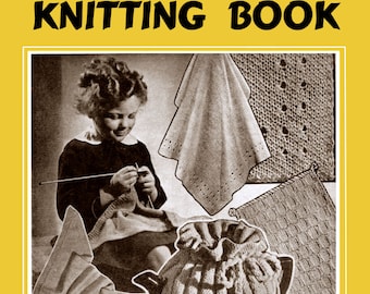 Weldon's 4D (142) c.1939 - Children's Knitting Book (PDF, EBook, Digital Download) With Bonus Pages!