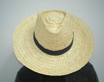 Straw hat-Portuguese traditional hat- Traditional working hat