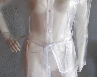 Semi-Transparent soft PVC Raincoat/Mac Soft ***ONE ONLY***