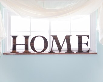 Rustic Home Decor, Housewarming Gift, New Home, Home Sign, Farmhouse Decor, Wooden Letters, Wall Letters, Kitchen Decor, Country Decor