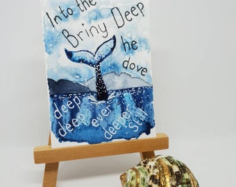 Into the deep ATC ACEO artist trading card