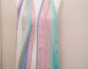 Enzaly Pastel 100% Silk Scarf