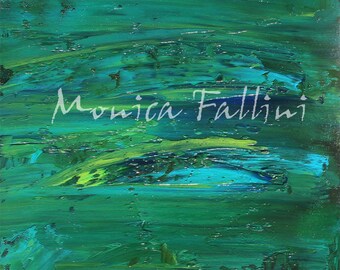 Small oil painting daily art 8 x 8 inch by artist Fallini