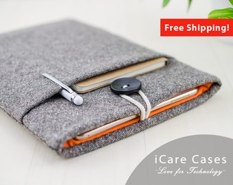 MacBook Pro Case MacBook Pro Touchbar Case Apple Computer Case Cases For MacBook Pro 13 Mac Book Pro Apple Mac Cover Brown Tweed Wool Orange