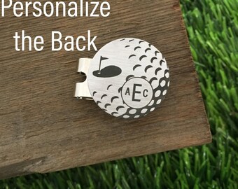 Monogram Golf Ball Marker Personalized Birthday Gift For Him Valentines Day Golf Gift For Husband Gift Wedding Golf Gift Idea for Golfer