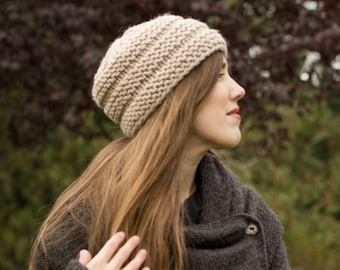 Ridge Chunky Knit Hat
