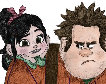 Wreck It Ralph Art Print