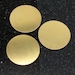 1-1/2" Brass Disc 24 Gauge Pack of 3