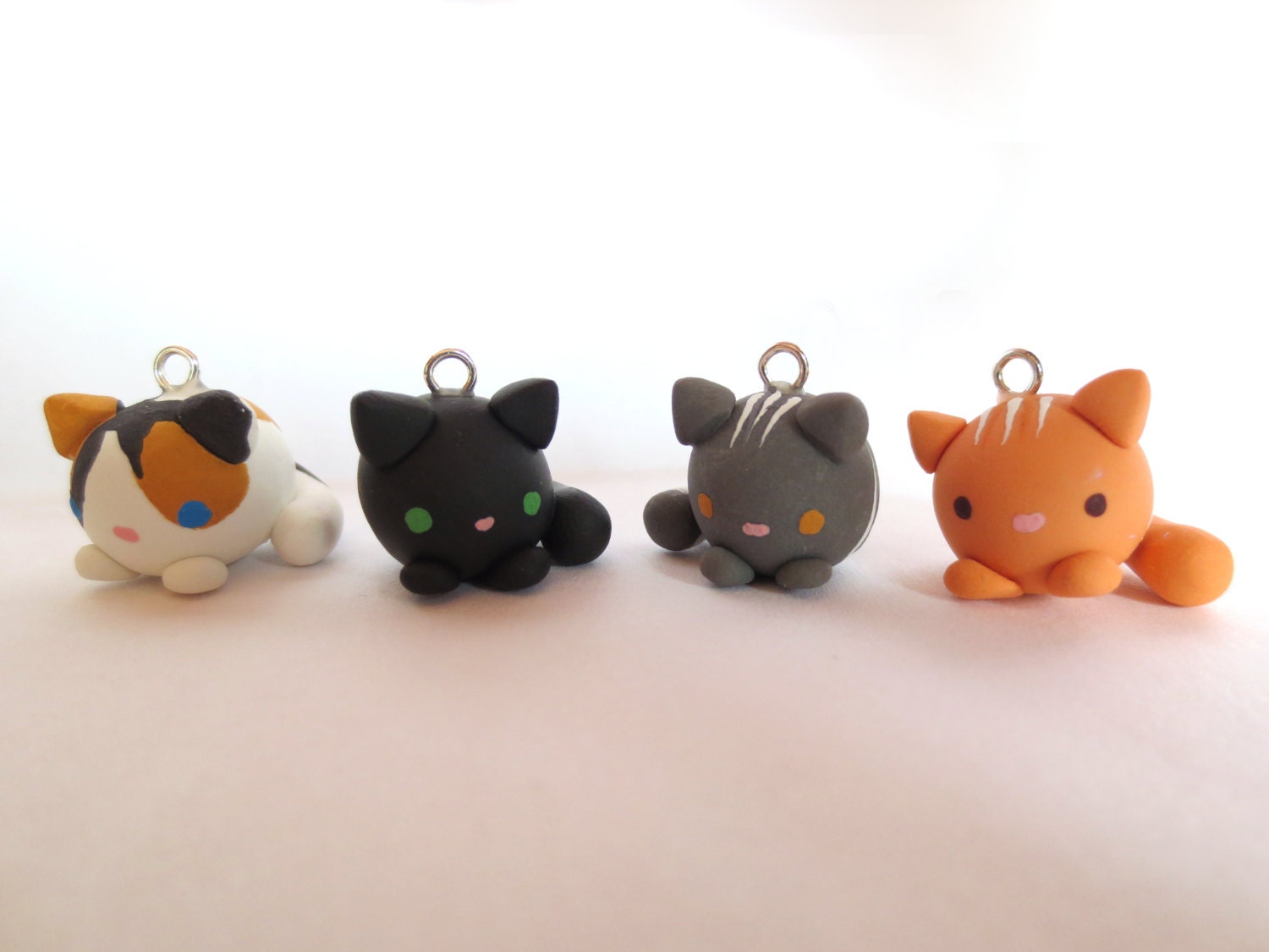 Polymer Clay Cat Charm
