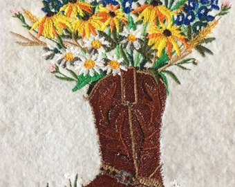 Cowboy Boot Bouquet