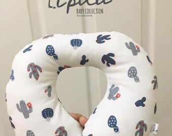 Nursing Pillow Cover Mint Teepees. Nursing Pillow. Nursing Pillow Cover. Woodland Nursing Pillow Cover. Pillow Cactus, Custom Pillow, New