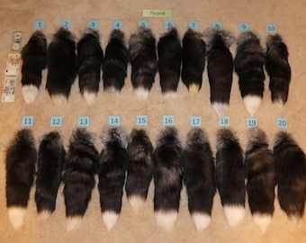 Eco Friendly Silver Fox Tails