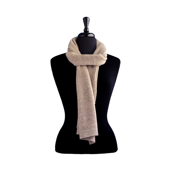 Knitted shawl cashmere shawl pashmina shawl aesthetic clothing vegan clothing knit scarf blanket scarf nepal natural wool gift for women KN