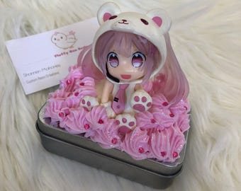 Pink Hatsune Miku trinket box