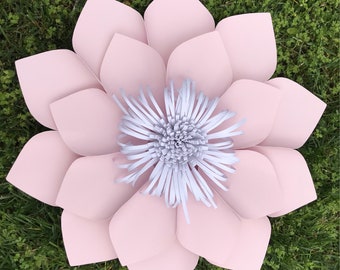 PDF Paper flower template #1