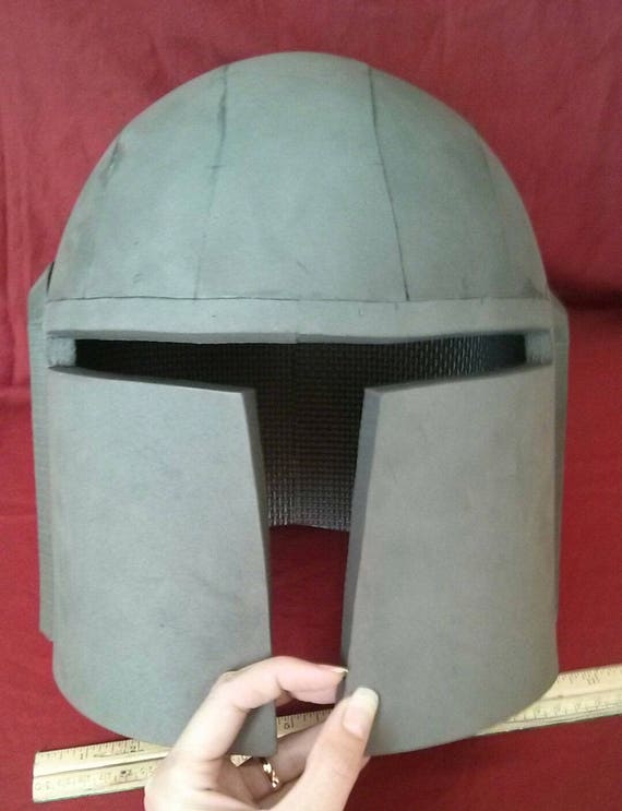 Download Mandalorian Helmet Template Free Background