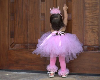 Tutu ruffle tights - Pink Tutu Ruffle Tights - Perfect photo prop, for birthday, girls pink tutu tights - all sizes 0-10
