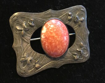 Vintage Art nouveau Pin Brooch