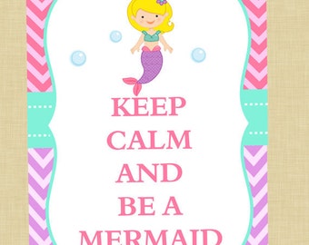 Mermaid Keep Calm Download