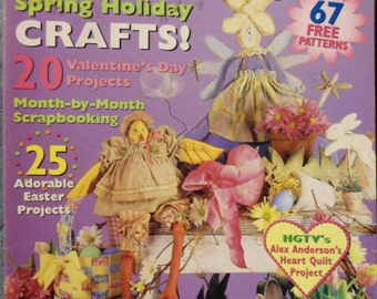 Country Marketplace Magazine January-February 2001 Easter Crafts