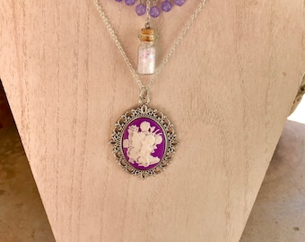 Fairy Princess Cameo Necklace