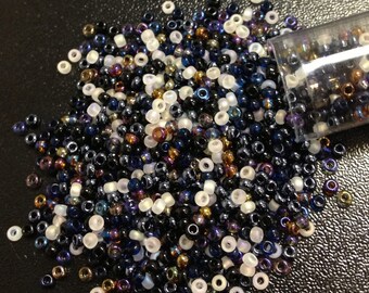 Pebblestone Mix Czech Seed Bead 11/o 11/O 11-mix13