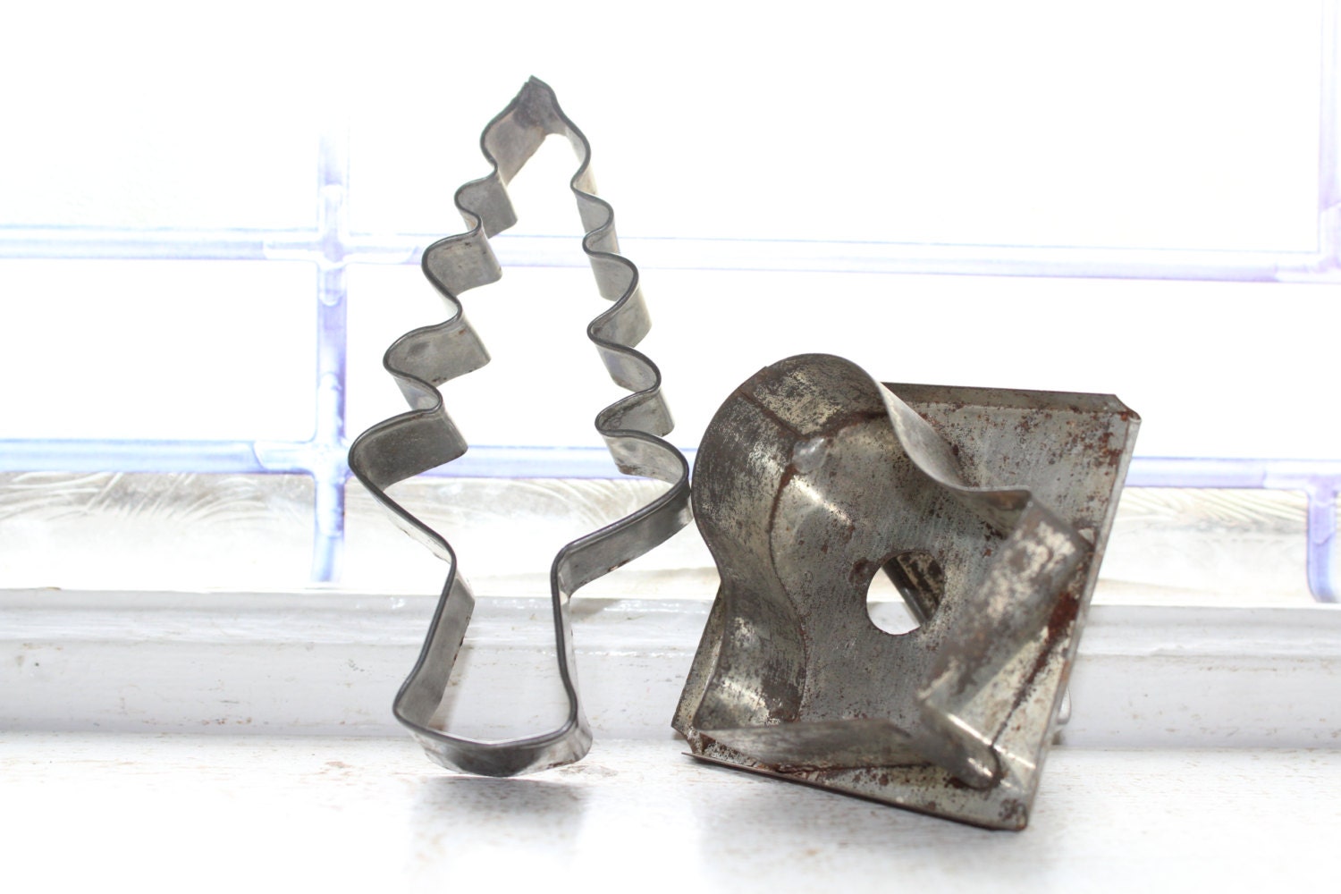 Antique Tin Cookie Cutter Christmas Tree